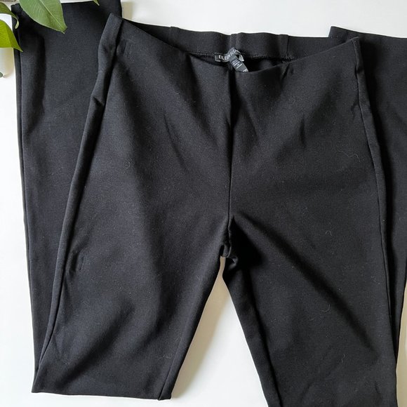 Eileen Fisher Black Stretch Crepe High Waisted Pants Size XXS - Picture 5 of 7